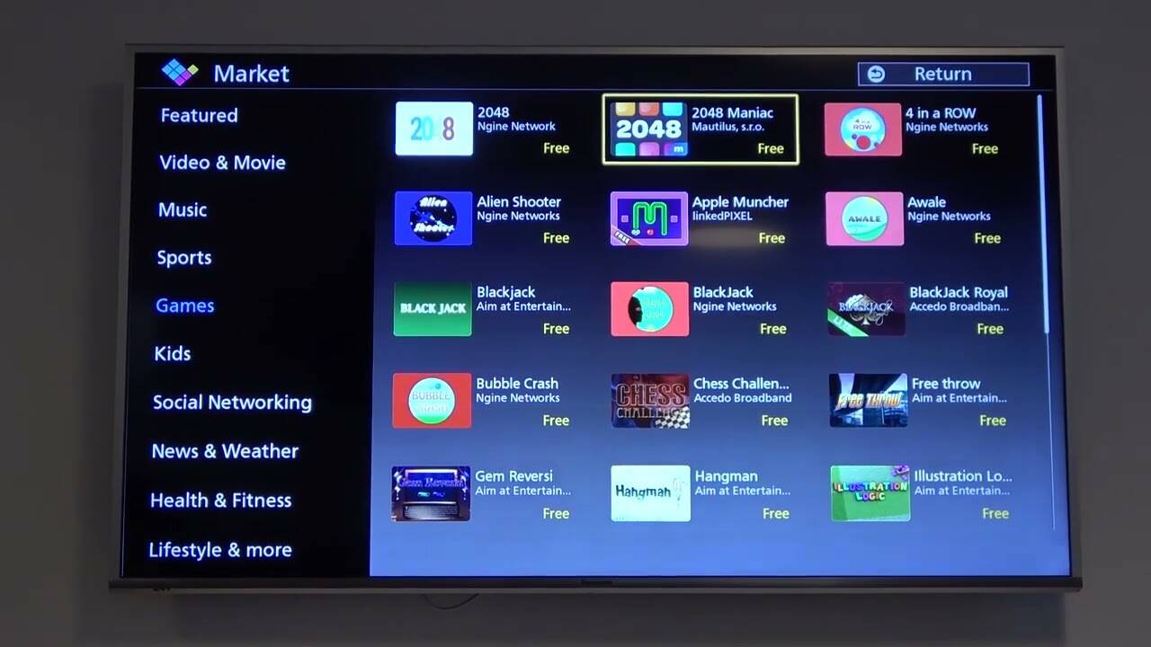 Tổng hợp ứng dụng, game trên Smart TV. Tải free, mẹo thủ thuật sử dụng