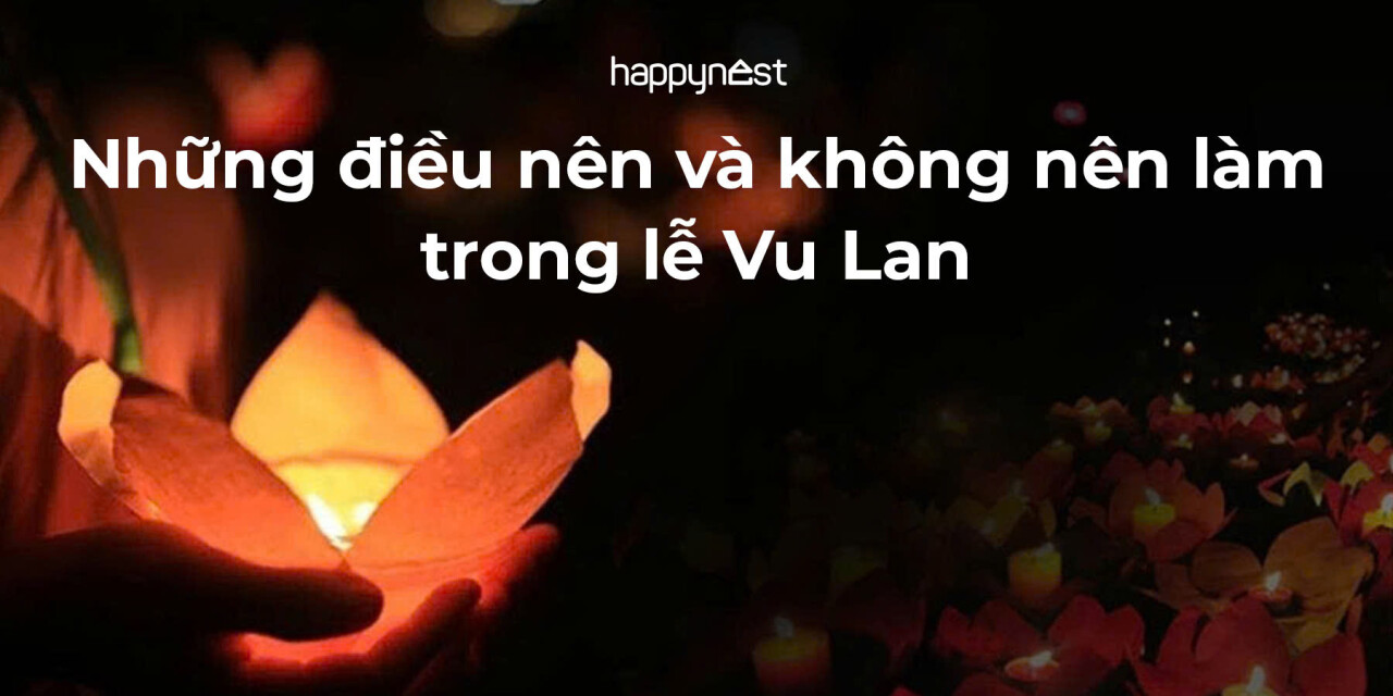 Điểm danh những việc nên và không nên làm trong ngày lễ Vu Lan